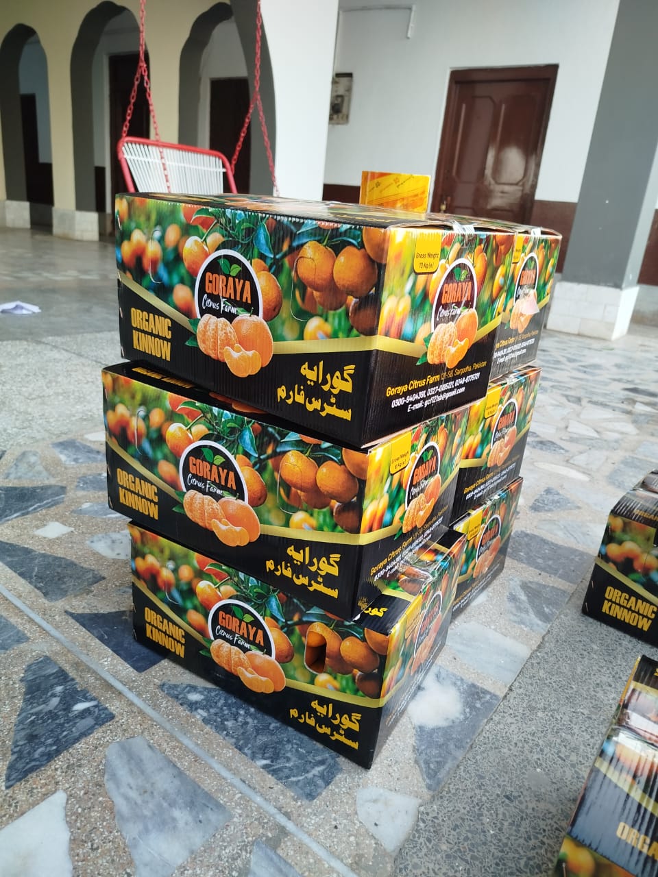 Goraya Citrus Farm Kinnow Packing Box